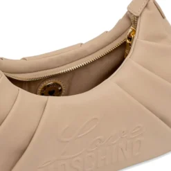 Borsa Donna Sottospalla LOVE MOSCHINO in Ecopelle Taupe