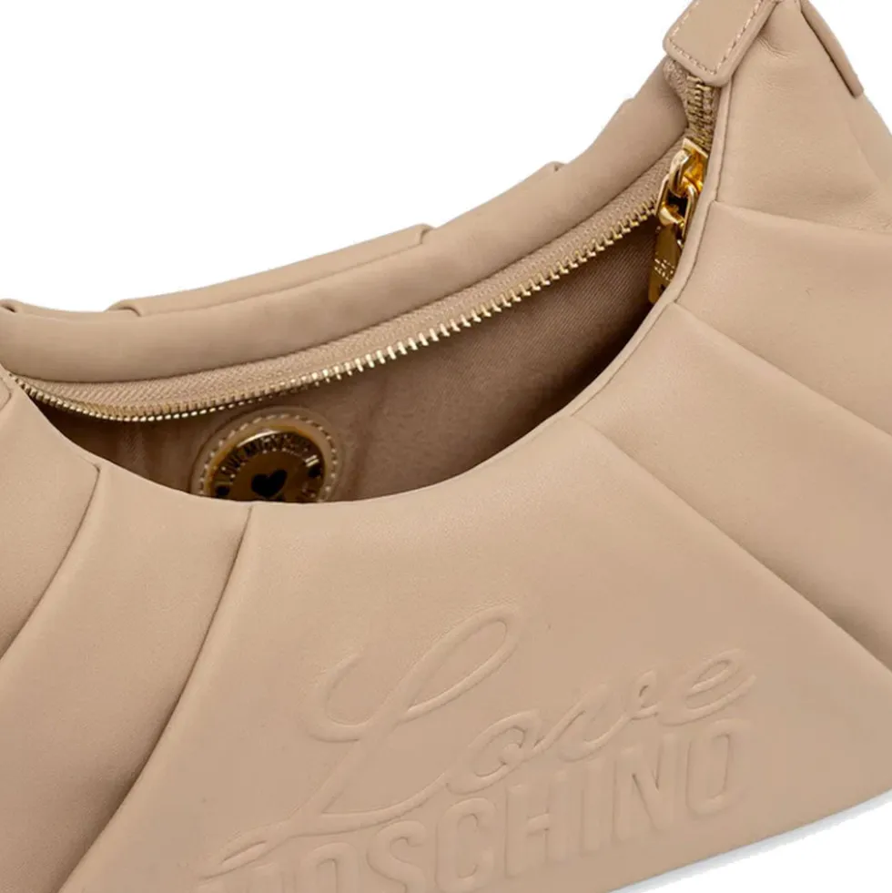 Borsa Donna Sottospalla LOVE MOSCHINO in Ecopelle Taupe