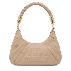 Borsa Donna Sottospalla LOVE MOSCHINO in Ecopelle Taupe