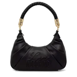 Borsa Donna Sottospalla LOVE MOSCHINO in Ecopelle Nera