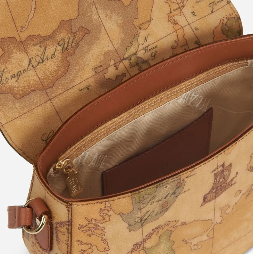Borsa Donna Tracollina con Patta 1A Classe Alviero Martini linea Geo Classic E023