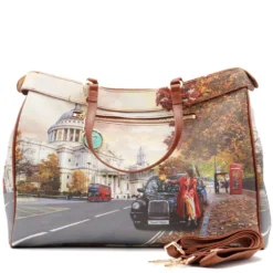 Borsa Donna Y NOT a Mano con Tracolla YES-650 London Tourist