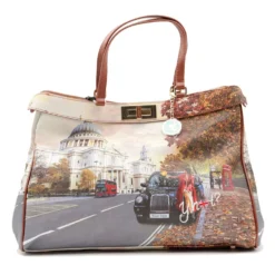 Borsa Donna Y NOT a Mano con Tracolla YES-650 London Tourist