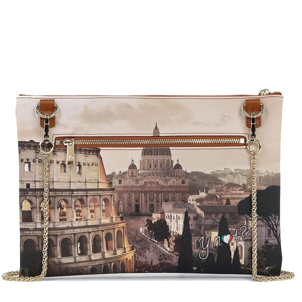 Borsa Donna Y NOT Clutch con Tracolla in Catena YES-605 Jubilee