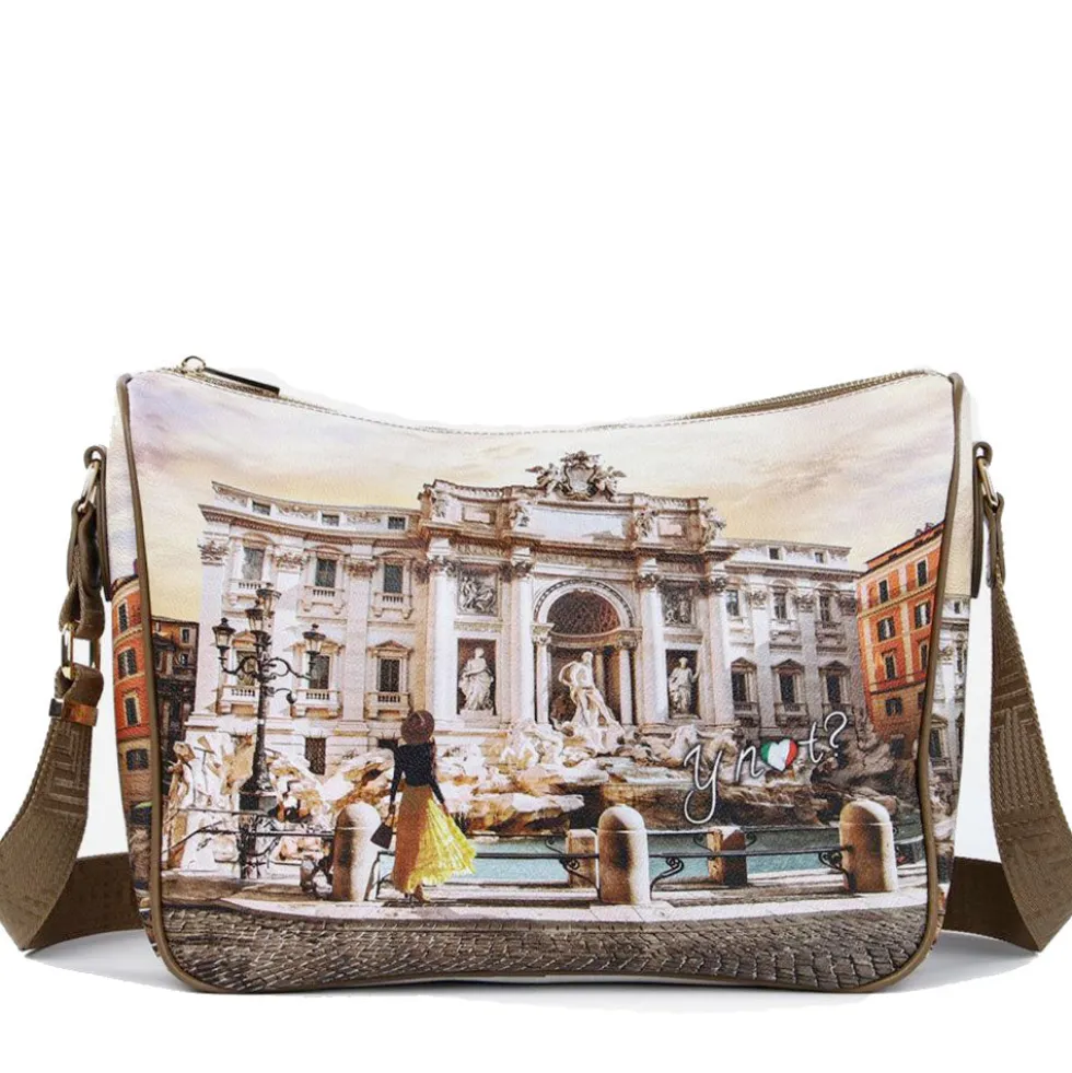 Borsa Donna Y NOT con Tracolla Regolabile linea YES-370 Lost In Rome