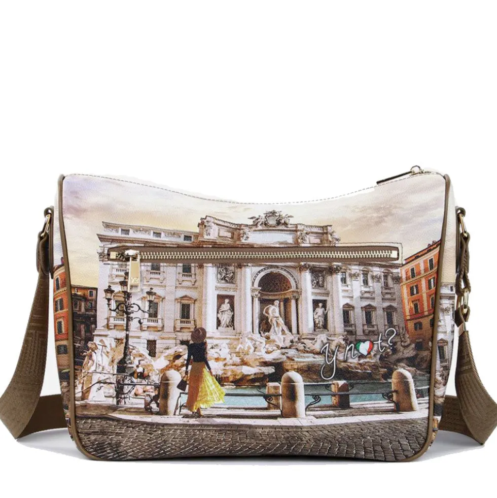 Borsa Donna Y NOT con Tracolla Regolabile linea YES-370 Lost In Rome
