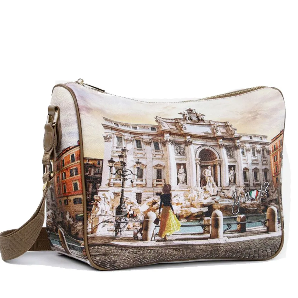 Borsa Donna Y NOT con Tracolla Regolabile linea YES-370 Lost In Rome
