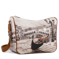 Borsa Donna Y NOT con Tracolla Regolabile linea YES-370 Venice Postcard