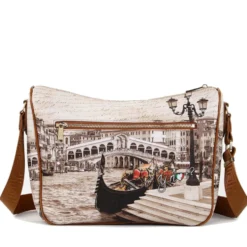 Borsa Donna Y NOT con Tracolla Regolabile linea YES-370 Venice Postcard