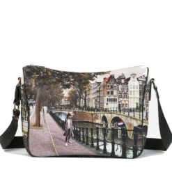 Borsa Donna Y NOT con Tracolla Regolabile linea YES-370 Amsterdam Bridge
