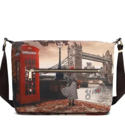 Borsa Donna Y NOT Hobo Easy Large a Tracolla YES-607 London Bridge
