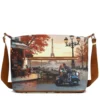 Borsa Donna Y NOT Hobo Easy Large a Tracolla YES-607 Kisses From Paris