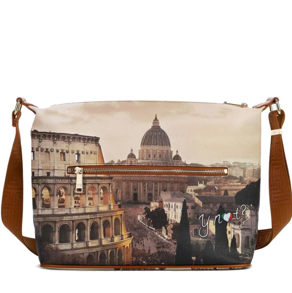 Borsa Donna Y NOT Hobo Easy Large a Tracolla YES-607 Jubilee