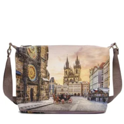 Borsa Donna Y NOT Hobo Easy Large a Tracolla YES-607 Astro Clock