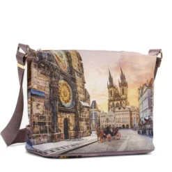 Borsa Donna Y NOT Hobo Easy Large a Tracolla YES-607 Astro Clock
