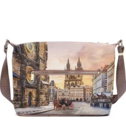Borsa Donna Y NOT Hobo Easy Large a Tracolla YES-607 Astro Clock