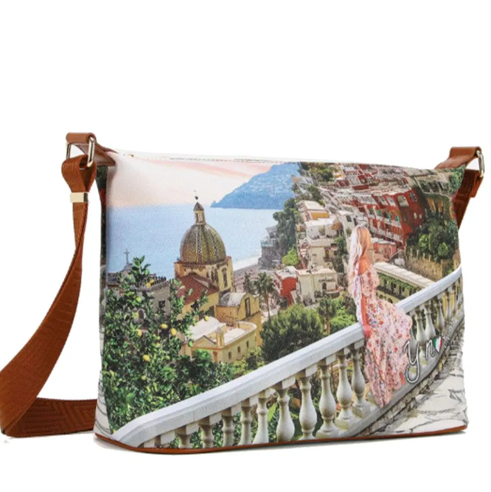Borsa Donna Y NOT Hobo Easy Large a Tracolla YES-607 Dreaming Coast