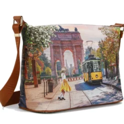 Borsa Donna Y NOT Hobo Easy Large a Tracolla YES-607 Spring in Milan