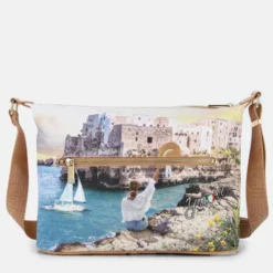 Borsa Donna Y NOT Hobo Easy Large a Tracolla YES-607 Polignano Coast