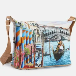 Borsa Donna Y NOT Hobo Easy Large a Tracolla YES-607 Dream in Venice
