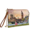 Borsa Donna Y NOT Pochette con Tracolla YES-303 Yellow Flowers