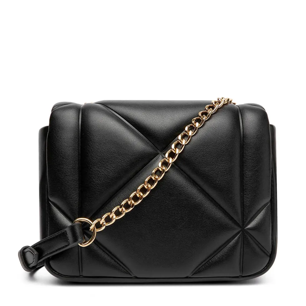 Borsa Mini Donna a Tracolla LOVE MOSCHINO linea Embossed Trapuntata Nera