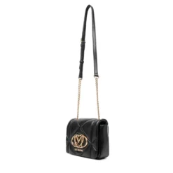 Borsa Mini Donna a Tracolla LOVE MOSCHINO linea Embossed Trapuntata Nera