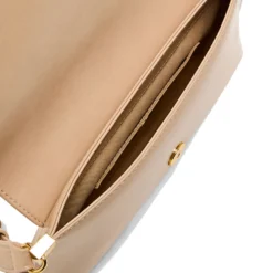 Borsa Piatta a Spalla LOVE MOSCHINO linea Lettering Logo Nude