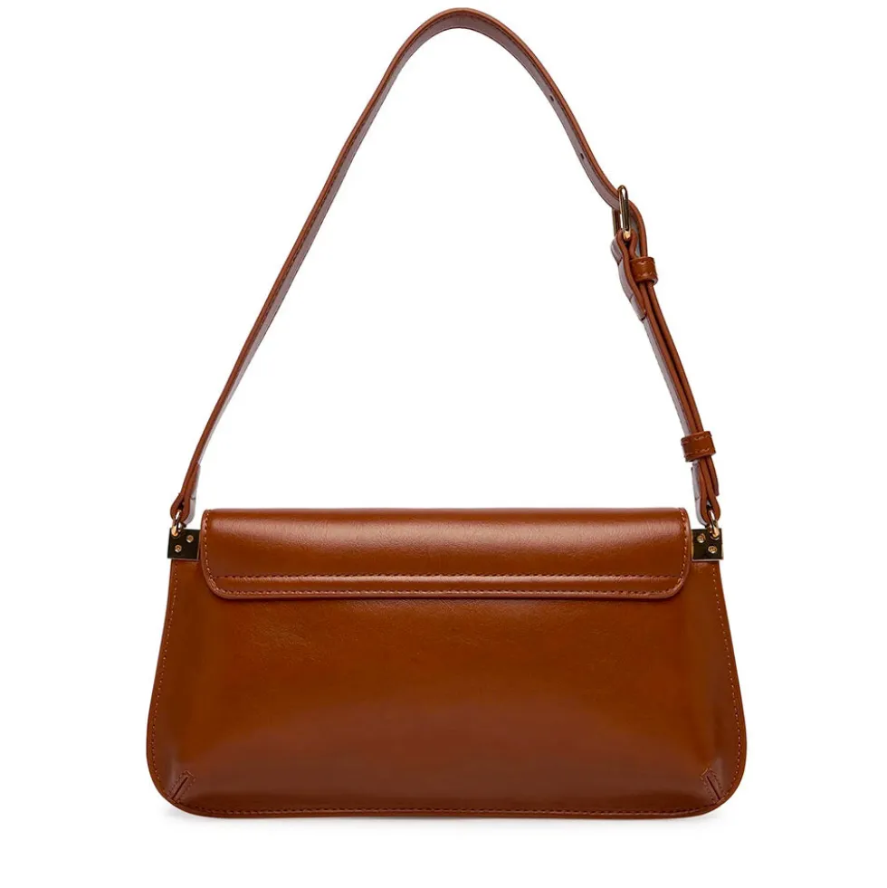 Borsa Piatta a Spalla LOVE MOSCHINO linea Lettering Logo color Cuoio