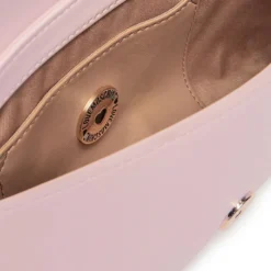 Borsa Piatta a Spalla LOVE MOSCHINO linea Lettering Logo Rosa Cipria