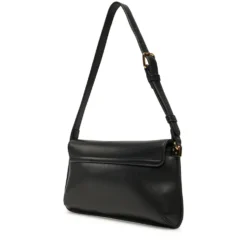 Borsa Piatta a Spalla LOVE MOSCHINO linea Lettering Logo Nero