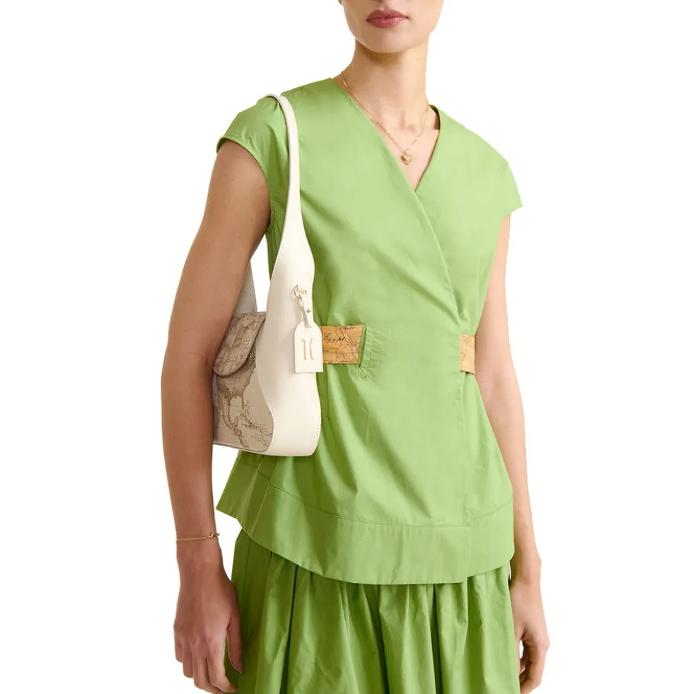 Borsa Sottospalla 1A Classe Alviero Martini linea Rituals Geo colore Geo Safari LE69