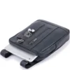 Borsello Piquadro a Tracolla in Pelle Nera con Porta iPad®mini - CA3084UB00 Linea Urban