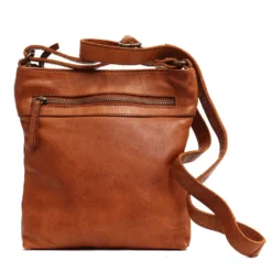 Borsello Uomo in Pelle Color Cognac - Gianni Conti linea Vintage