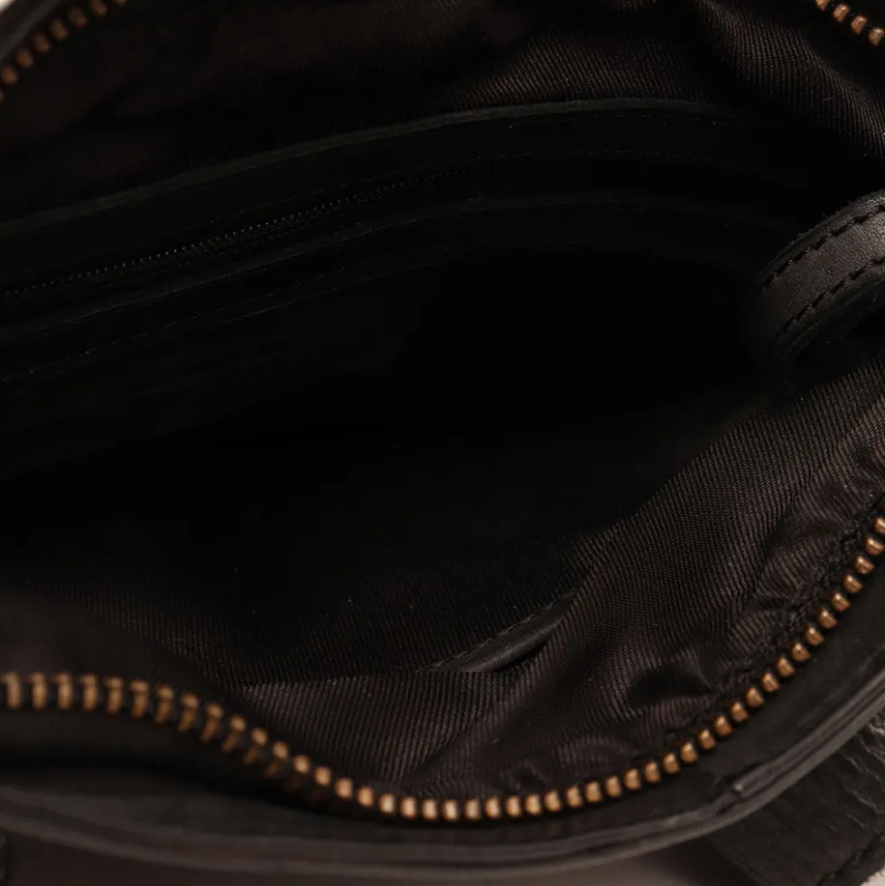 Borsello Uomo in Pelle Nera - Gianni Conti linea Vintage