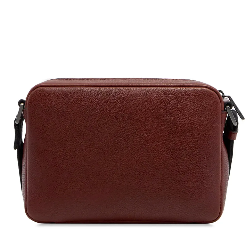 Borsello Uomo Orizzontale THE BRIDGE linea Ludovico in Pelle Marrone