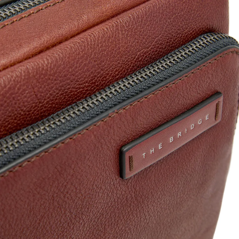 Borsello Uomo THE BRIDGE linea Ludovico in Pelle Marrone
