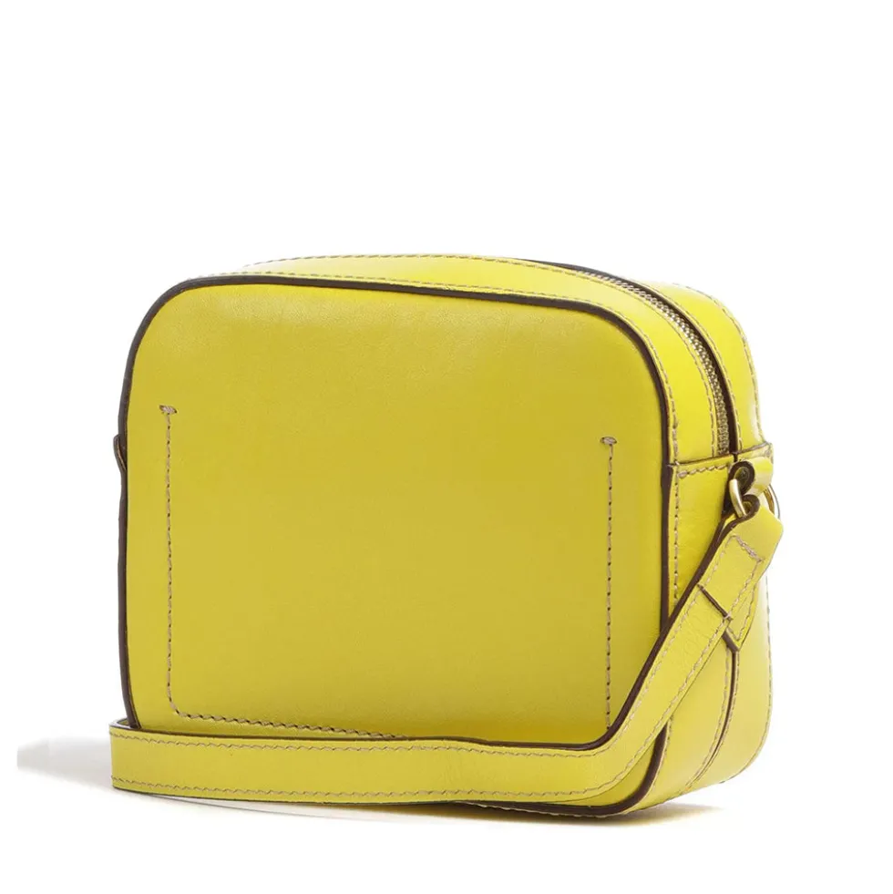 Camera Case a Tracolla THE BRIDGE linea Bettina in Pelle color Lime