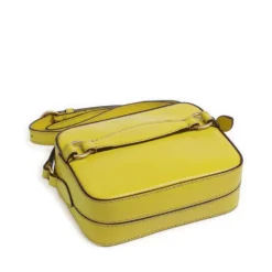 Camera Case a Tracolla THE BRIDGE linea Bettina in Pelle color Lime