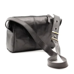 Camera Case Donna a Tracolla THE BRIDGE linea Flora in Pelle Nera
