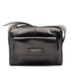 Camera Case Donna a Tracolla THE BRIDGE linea Flora in Pelle Nera