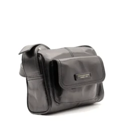 Camera Case Donna a Tracolla THE BRIDGE linea Flora in Pelle Nera