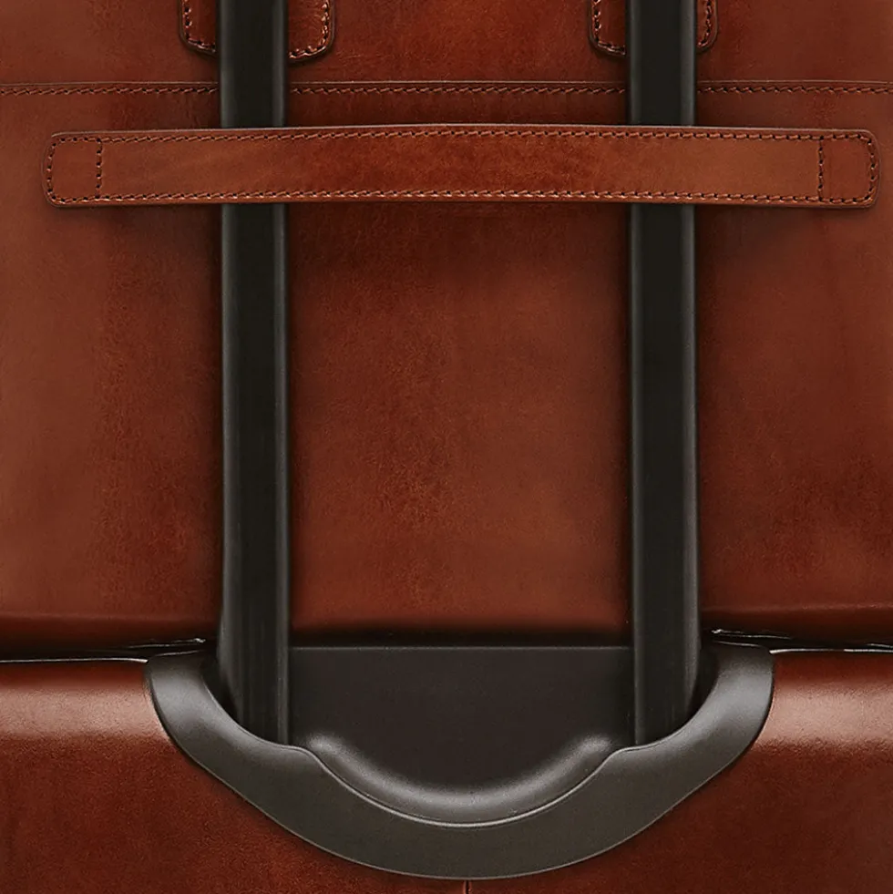 Cartella Due Manici Porta Pc THE BRIDGE in Pelle Marrone linea Story