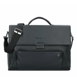 Cartella Porta PC 14" e Tablet PIQUADRO in Pelle Nera Linea Pan - CA4254S94
