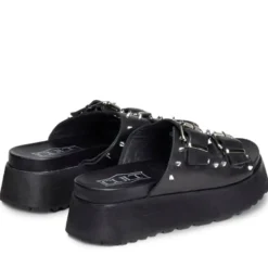 Ciabatte CULT Janis 3146 in Pelle Black - Silver