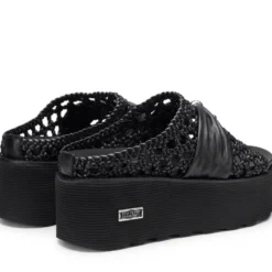 Ciabatte Donna CULT Nancy 3457 in Pelle Intrecciata Colore Nero