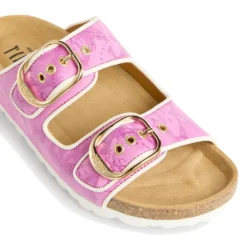 Ciabatte Donna Doppia Fascia 1A Classe Alviero Martini linea Soft Color Malva 1511
