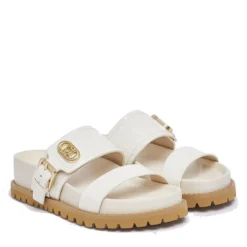 Ciabatte Donna Doppia Fascia LIU JO Livia 02 stampa Cocco color Latte