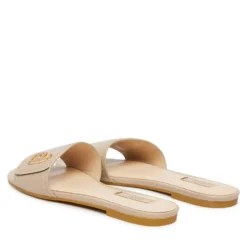 Ciabatte Donna Flat LIU JO Sandy 03 in Pelle Beige