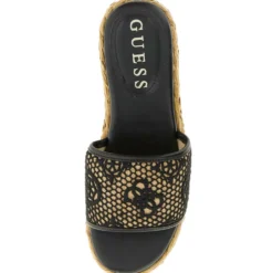 Ciabatte Donna GUESS Linea Binata Colore Black - Natural